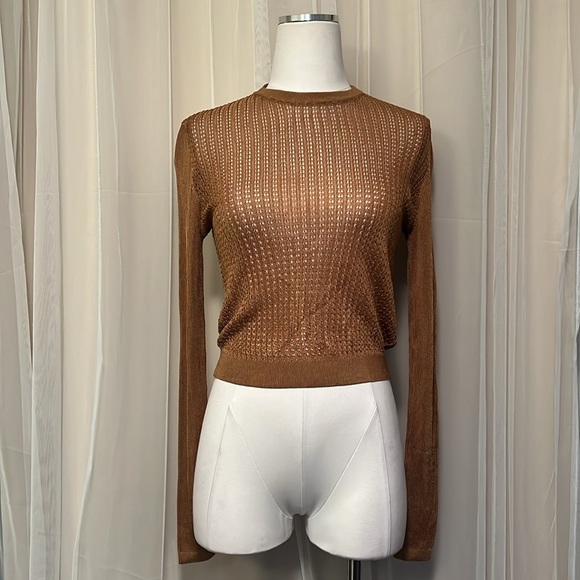 NWT Free People Tiger's Eye H2O Pullover (S) - Picture 2 of 4